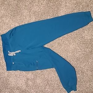 Figs Zamora jogger pants size M Caribbean Blue